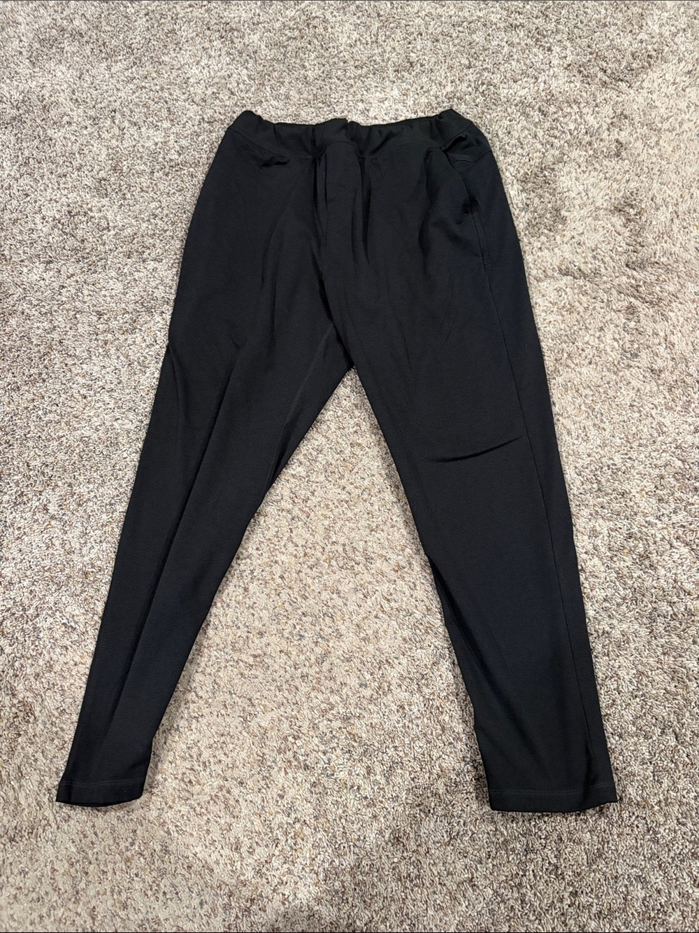 Men's Black Stretch Casual Pants